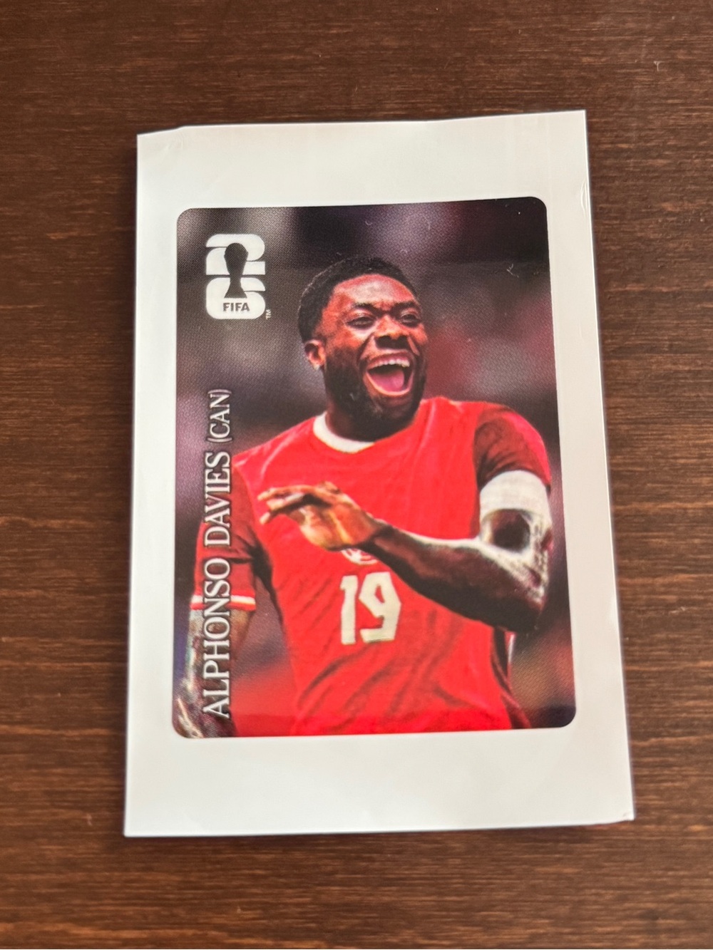 Coca-Cola FIFA World Cup 2026 Football Soccer Sticker Alphonso Davis Canada